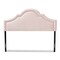 Baxton Studio Rita Light Pink Velvet Upholstered Full Size Headboard 155-9332 - alternate 8